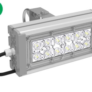 Прожектор с оптикой зеленый SVT-STR-M-30Вт-58-GREEN