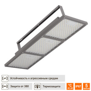 Светильник для агрессивных сред Техсветпром ТСП-ДСП03-LUX 130Вт Д120 IP67 скоба